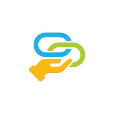 Link bakım Logo simge tasarım