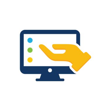 Bilgisayar Logo simgesi tasarım bakım