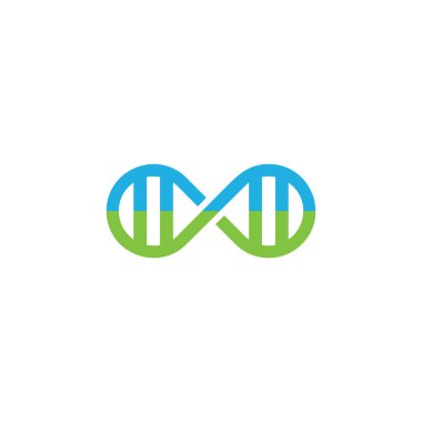 DNA Infinity Logo simge tasarım