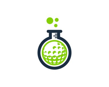 Araştırma Golf Logo simge tasarım