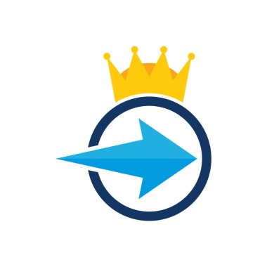 Ok Kral Logo simge tasarım