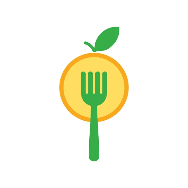 Fruit Food Logo Icône Design — Image vectorielle