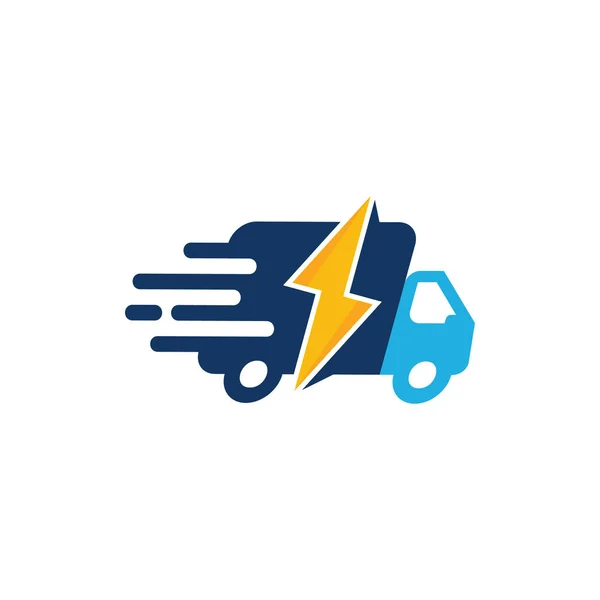 Energy Delivery Logo Icon Design — Stock Vector