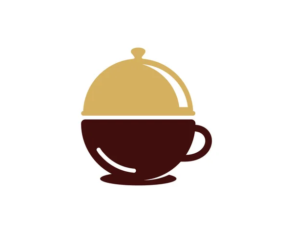 Дизайн Логотипа Coffee Food — стоковый вектор