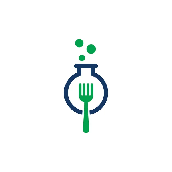 Pallone Laboratorio Icona Logo Design Element Illustrazione Vettoriale — Vettoriale Stock