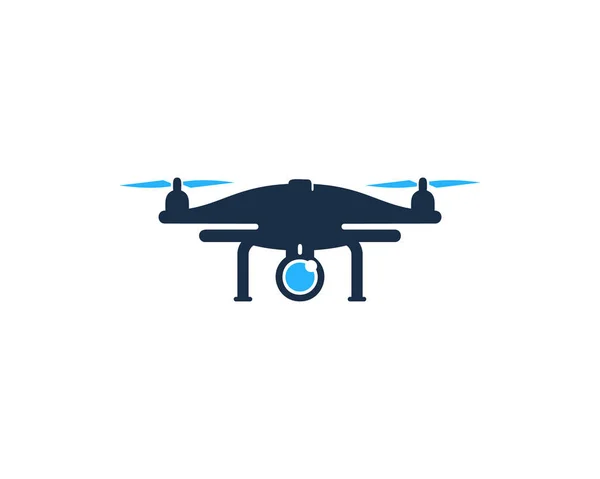 Diseño Iconos Drone Logo — Archivo Imágenes Vectoriales