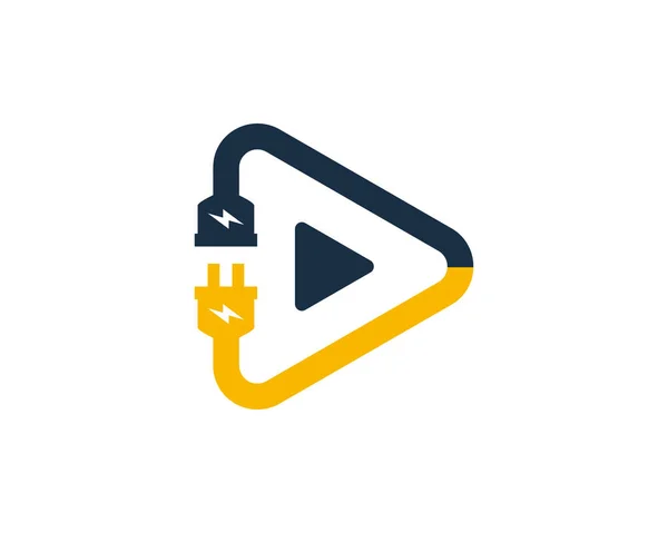 Film elektrik Logo simge tasarım