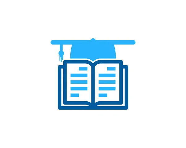 Educação Livro Logo Icon Design — Vetor de Stock