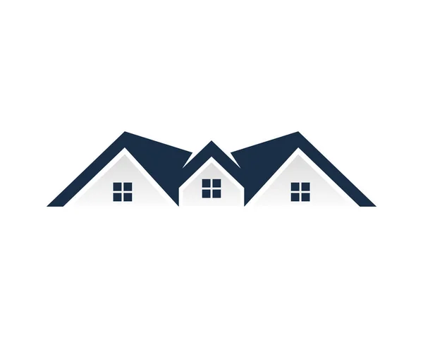 Casa Montaña Inicio Logo Icono Diseño — Archivo Imágenes Vectoriales