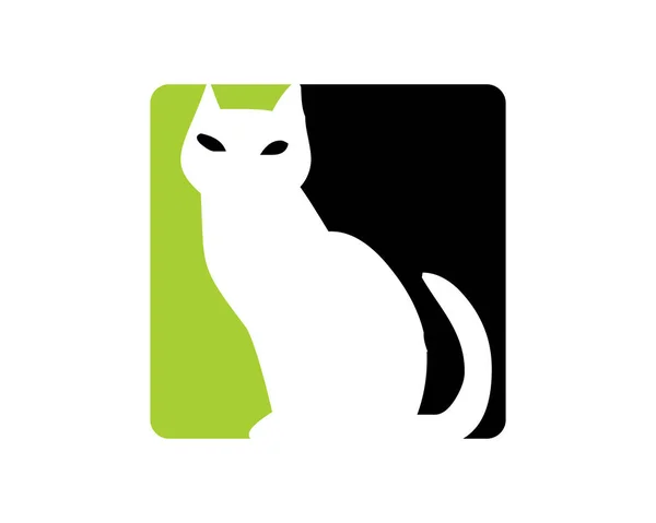 Katze Tier Logo Symbol Design — Stockvektor