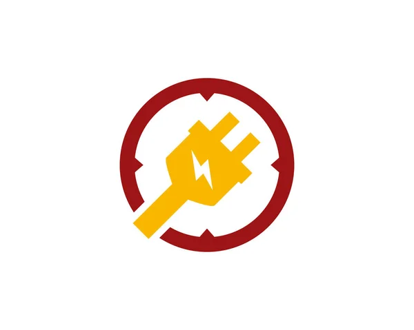 目标电气徽标图标设计 — 图库矢量图片