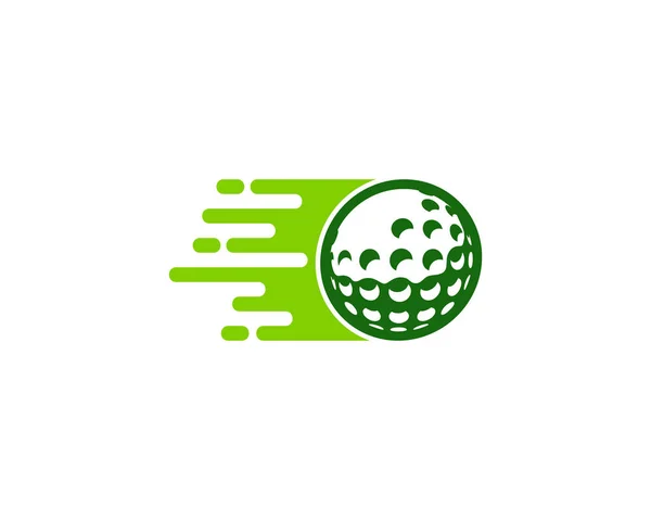 Diseño Rápido Del Icono Del Logotipo Del Golf — Archivo Imágenes Vectoriales