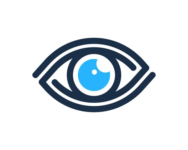 Auge Logo Icon Design — Stockvektor