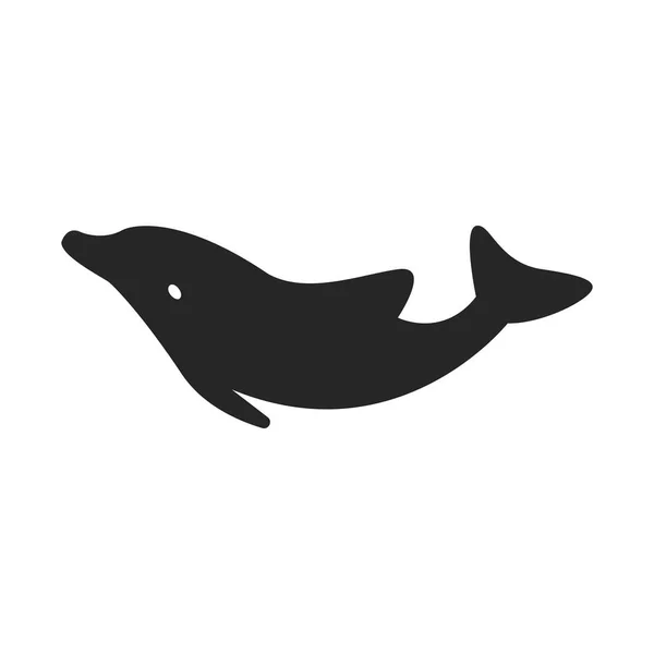 海豚徽标图标设计 — 图库矢量图片