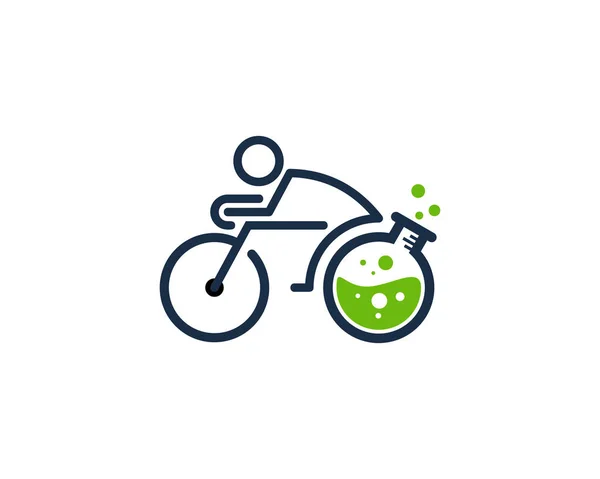 Projektowanie Ikona Logo Rower Lab — Wektor stockowy