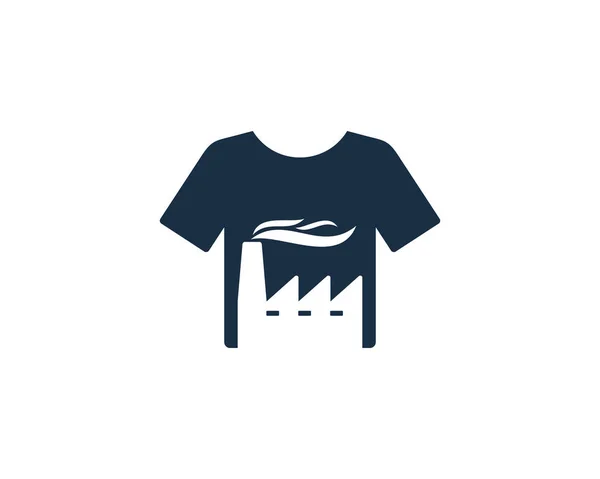 Тканинна Фабрика Логотип Іконка Дизайн — стоковий вектор