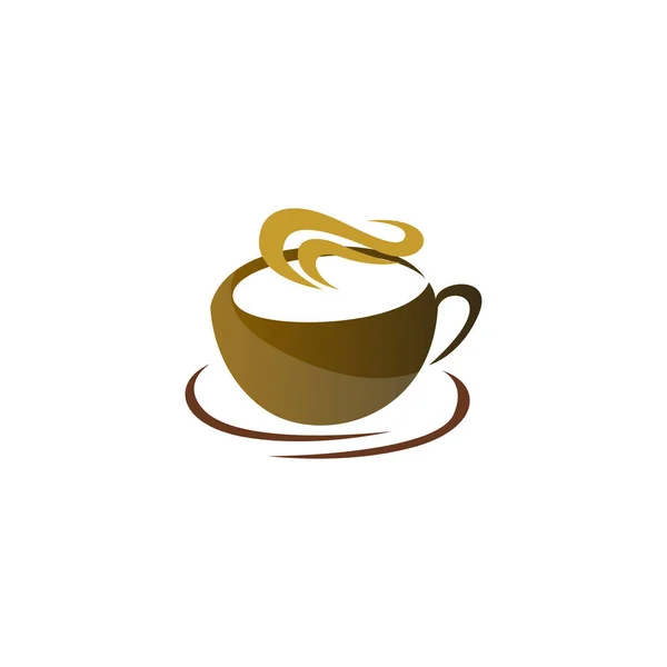 Logo Café Icône Design — Image vectorielle