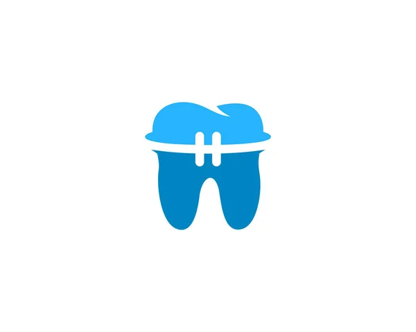 Diseño Del Icono Del Logotipo Dental — Archivo Imágenes Vectoriales