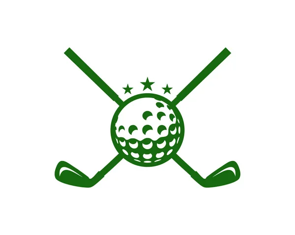 Design Ícone Logotipo Golfe —  Vetores de Stock