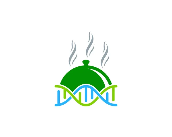 Jídlo Dna Logo Ikonu Design — Stockový vektor