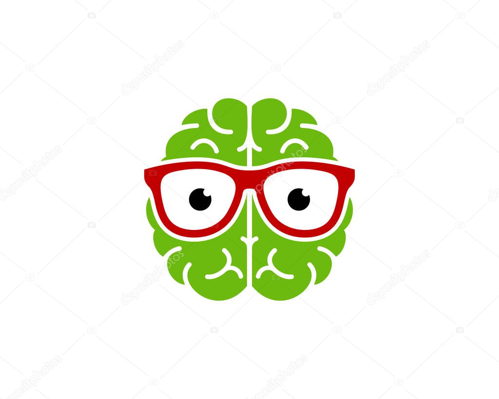 Geek Brain Logo Icon Design