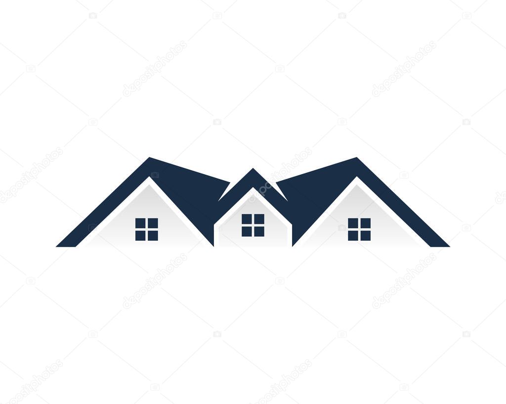 Mountain House Home Logo Icon Design