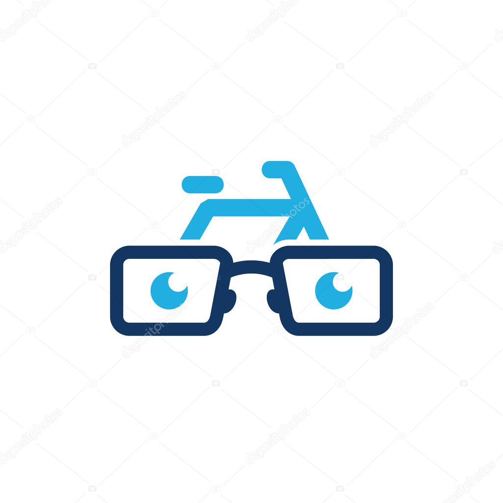 Bike Geek Logo Icon Design