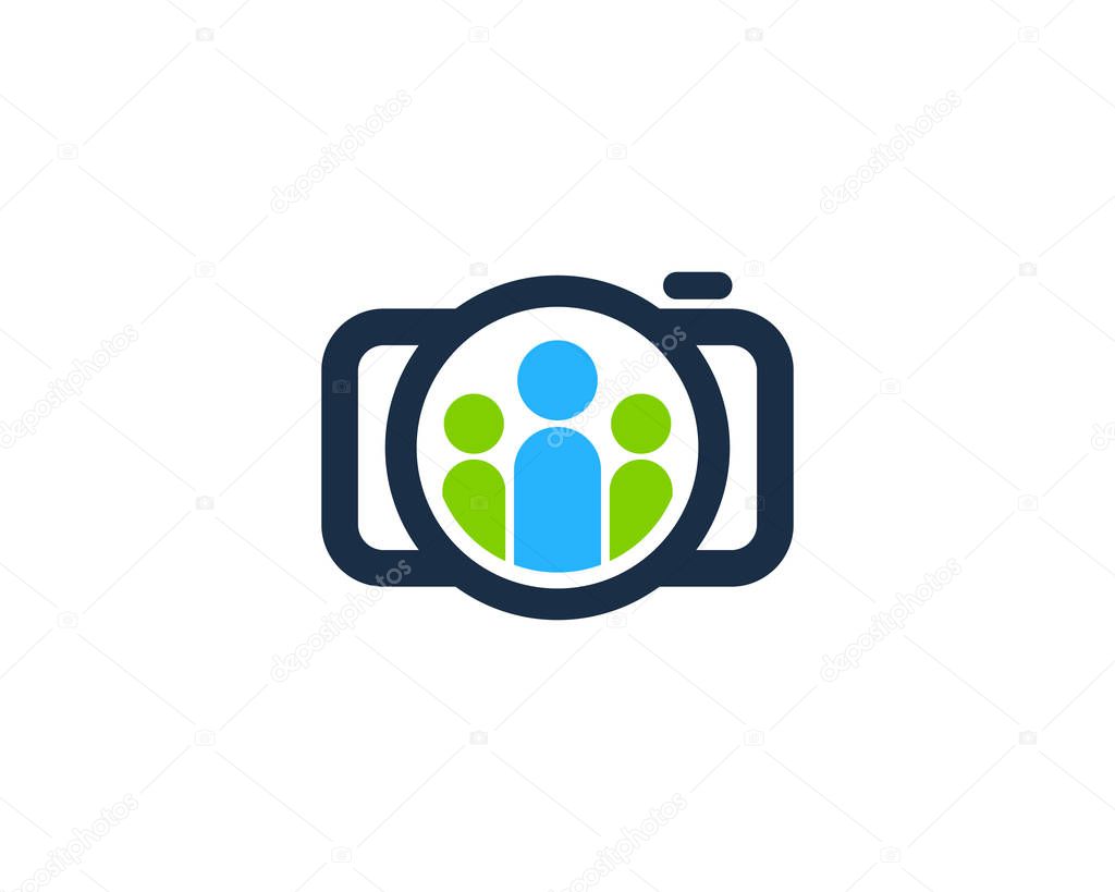 Team Camera Logo Icon Design