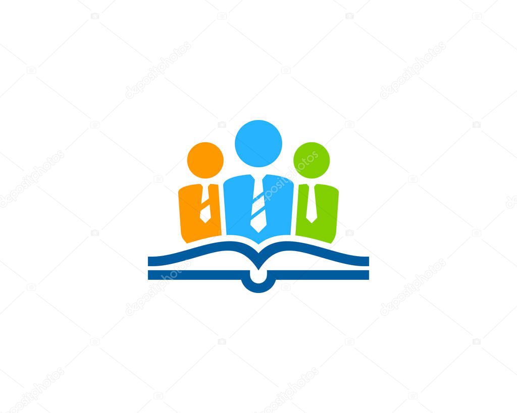People Book Logo Icon Design