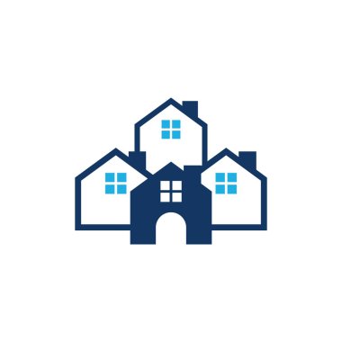 Ev ev Logo simge tasarım