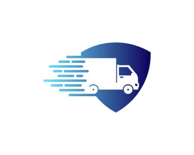 Kalkan teslim Logo simge tasarım