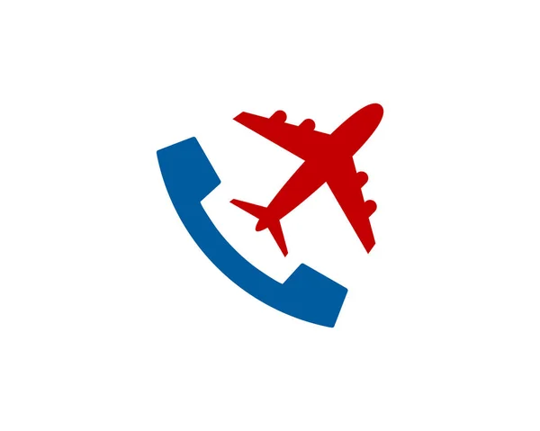 Travel Call Logo Icon Design — Stock Vector