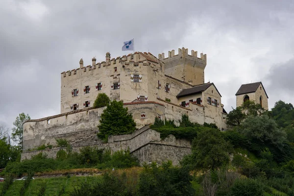 Középkori Vár Churburg Falu Schluderns Vinschgau Dél Tirol — Stock Fotó