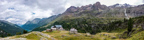 Górskie Chaty Nino Corsi Szlaku Becici Martelltal Południowy Tyrol — Zdjęcie stockowe