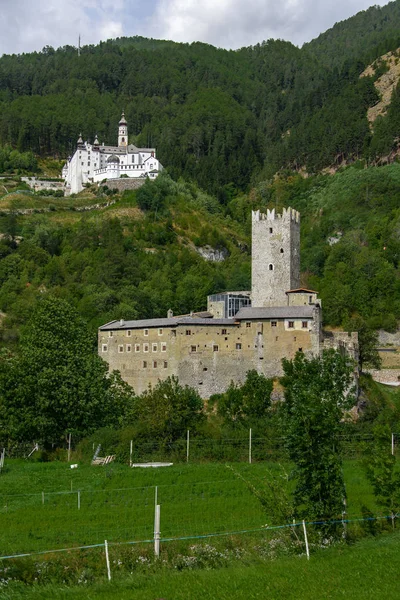 Abbaye Fursternburg Marienberg Burgeis Vinschgau Tyrol Sud — Photo