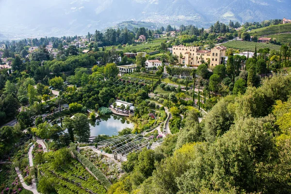 Schloss Trauttmansdorff Sissi Gast War Meran Südtirol — Stockfoto