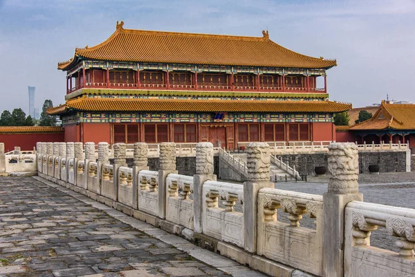 Città Proibita Grande Complesso Palazzi Pechino Sede Degli Imperatori Cinesi — Foto Stock