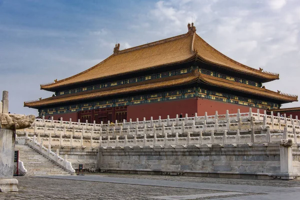 Den Förbjudna Staden Stora Palace Komplexa Peking Hem För Kinesiska — Stockfoto