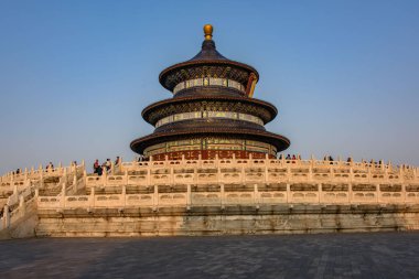 Pekin, Unesco Dünya Mirası Cennet Tapınağı içinde iyi hasat için dua salonu