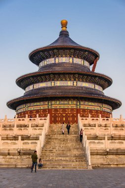 Pekin, Unesco Dünya Mirası Cennet Tapınağı içinde iyi hasat için dua salonu