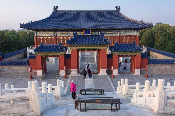 Grinden Vid Himmelens Tempel Centrum Peking — Stockfoto