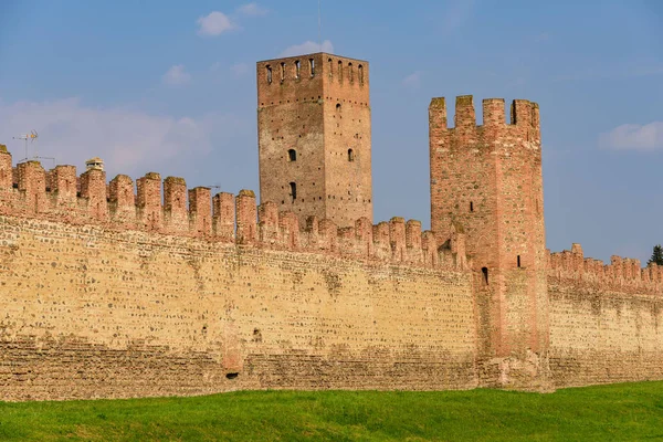 As muralhas da cidade de Montagnana — Fotografia de Stock
