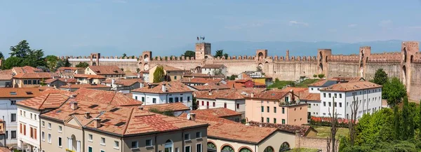 Murallas de la ciudad de Cittadella — Foto de Stock