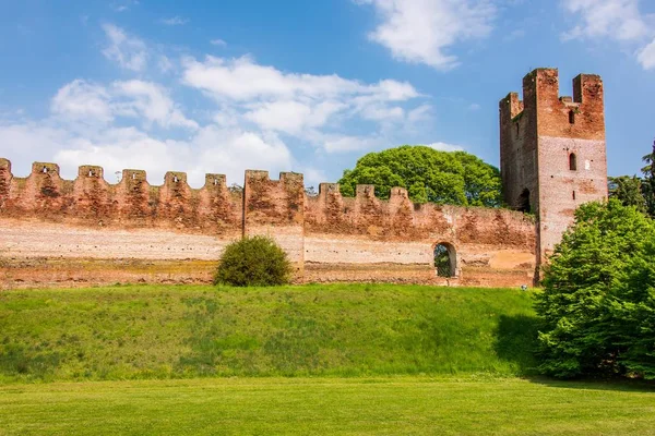 Castelfranco Veneto duvarları — Stok fotoğraf