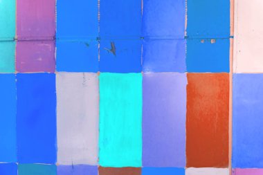 Bir arka plan olarak kullanmak için renkli boyalı duvar.