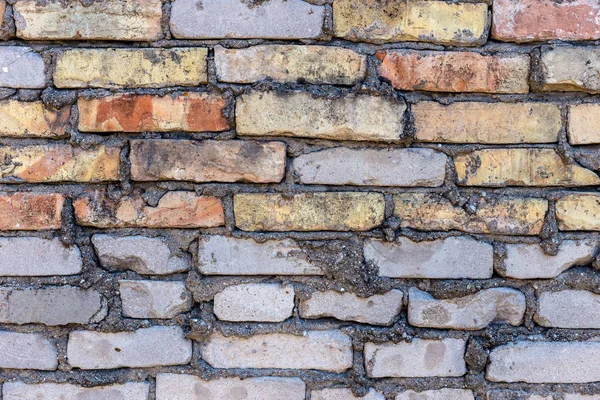 Achtergrond Van Oude Baksteen Muur Patroon Textuur — Stockfoto