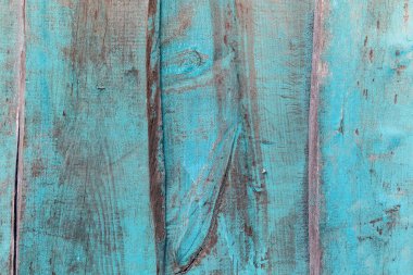 Doğal desenli eski mavi ahşap doku..