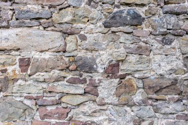 Taş duvar dokusu fotoğrafının arkaplanı.