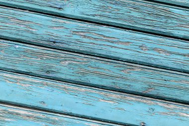 Doğal desenli eski mavi ahşap doku..