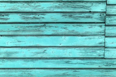 Doğal desenli eski mavi ahşap doku..